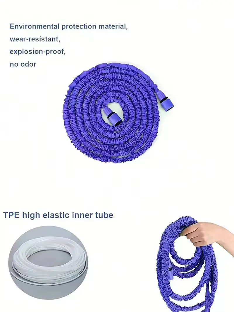 25FT-200FT Erweiterbarer Zauberschlauch Leichtes Design Strapazierfähiges Material Spritzpistole Mit 7 Sprühfunktionen Gartenbewässerungswerkzeug Für DenHeimgebrauch Intelligentes Verbindungdesign Vielseitige Anwendung – Detail 15