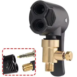 Car Tire Valve Pump Nozzle Deflated Clamp Motorbike Air Chuck Inflator Inflatable Pump Thread Connector Adapter Auto Accessories