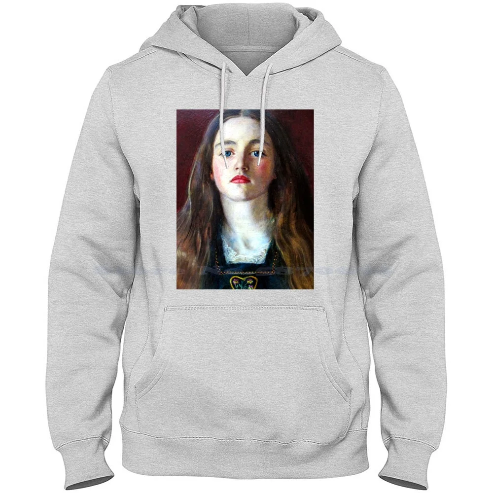 Portrait Of A Girl-Sophy Gray-John Everett Millais 100% Pure Cotton Hoodie Tshirt Sophie Sophy Gray Portrait Girl Blue Eyes