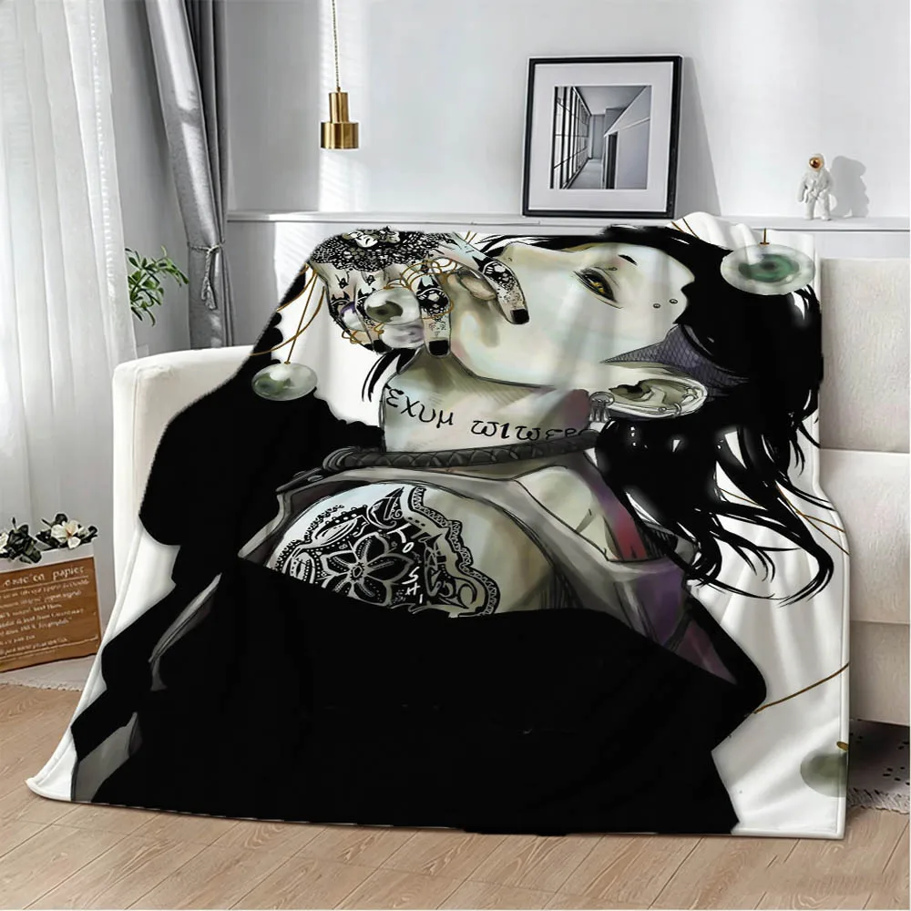 New T-Tokyo The G-Ghoul Blanket 3D Flannel Blanket Soft Throw Art For Home Decor Bedroom Sofa Naps Picnic Birthday Present Gifts