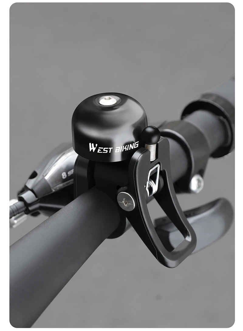 WEST RADFAHREN Mountainbike Glocke Sicherheit Warnung Signal Laut Retro Fahrrad Glocke Straße Lenker Fahrrad Zubehör Reit Ausrüstung – Detail 17