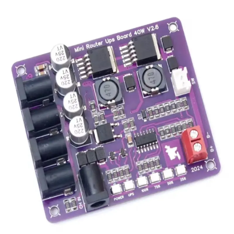 NEW HOT In Stock-Battery Board 11.1V 40W Mini Router UPS Borad V2.6