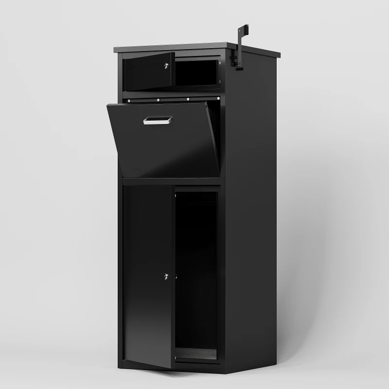 

Delivery Outside Lock15 74 L 16 92 W 44 5 H Heavy Duty Steel Drop Box With Anti Theft Design Weather Resistant Package Mailbo