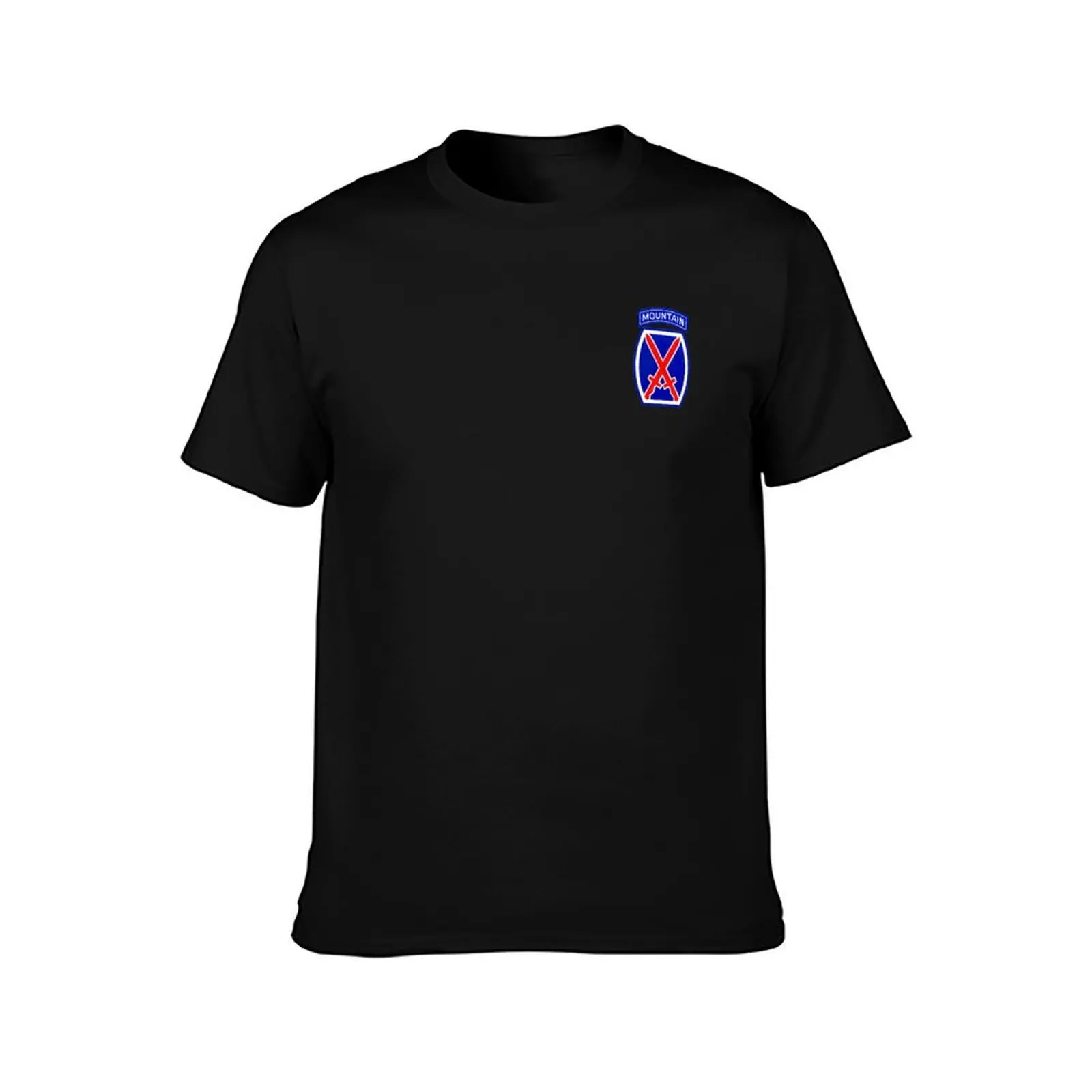 Army 10th Mountain Division Military Infantry Patch T-Shirt Independence Day Short Sleeve T-Shirt