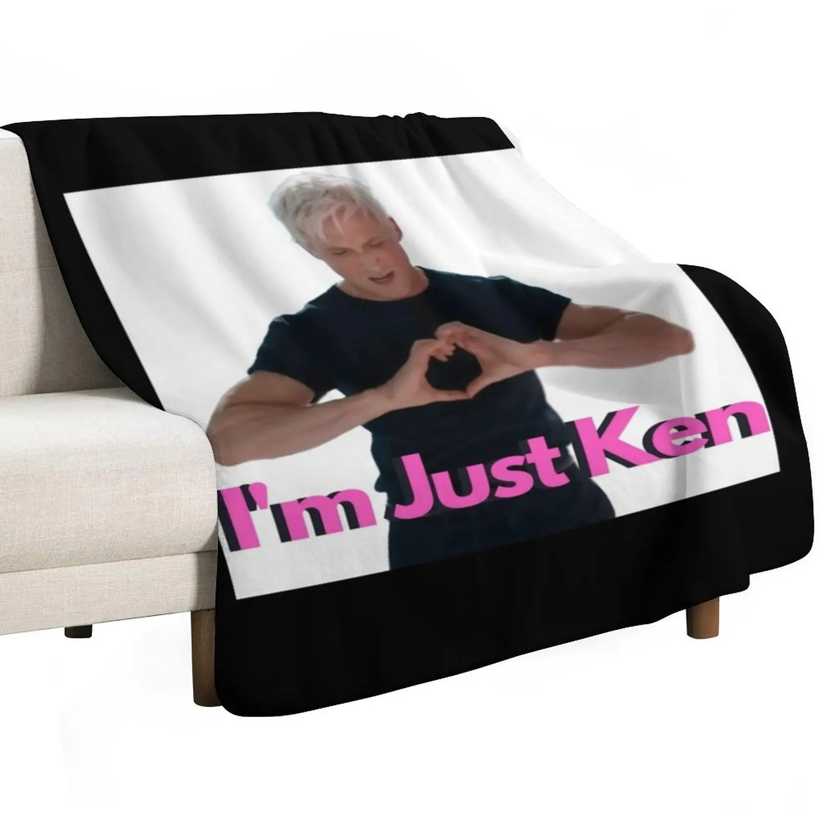 I'm Just Ken Throw Blanket Soft For Baby Thermal wednesday Hairys Cute Blankets