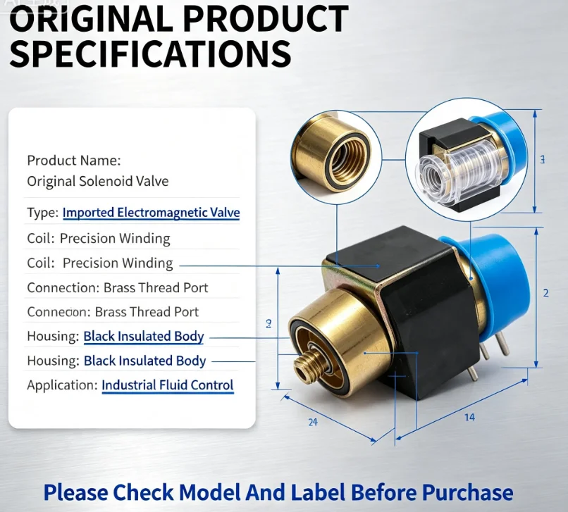 006109 Solenoid Valve KIP INC 2X1455, Coil 2W13U-A034-01 Solenoid Valve / Replacement Type