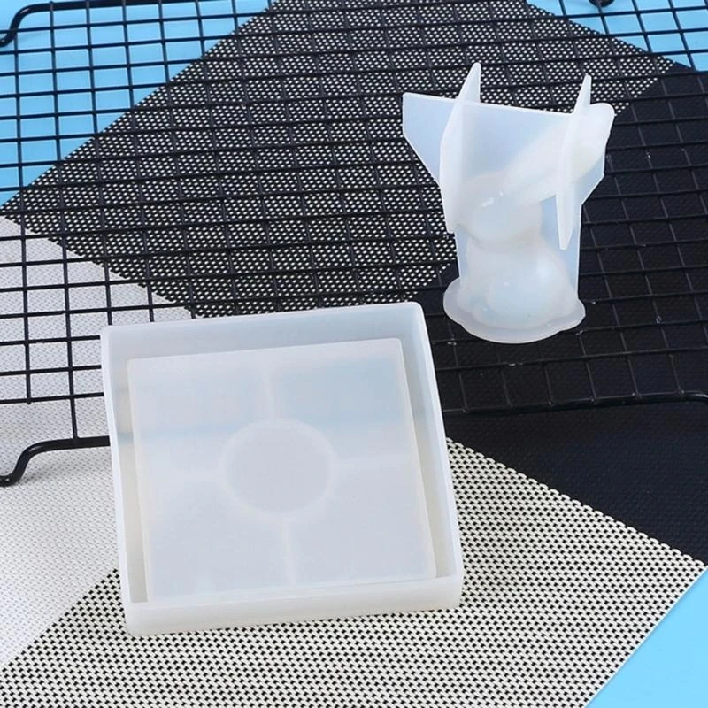 

91AC Rabbit Hare Silicone Flom Epoxy Resin для украшения DIY