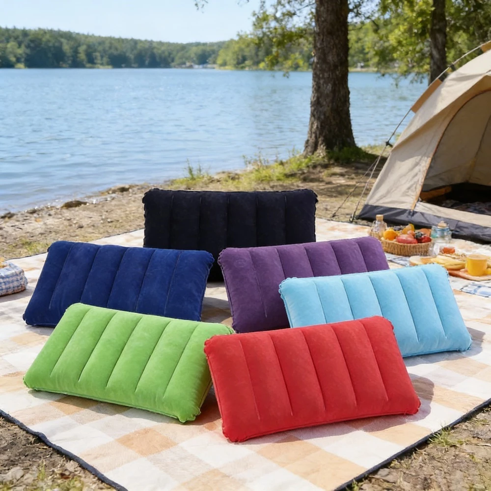 1pc Air Cushion Pillows, Folda - огляд і ціна Travel Accessories Pillow