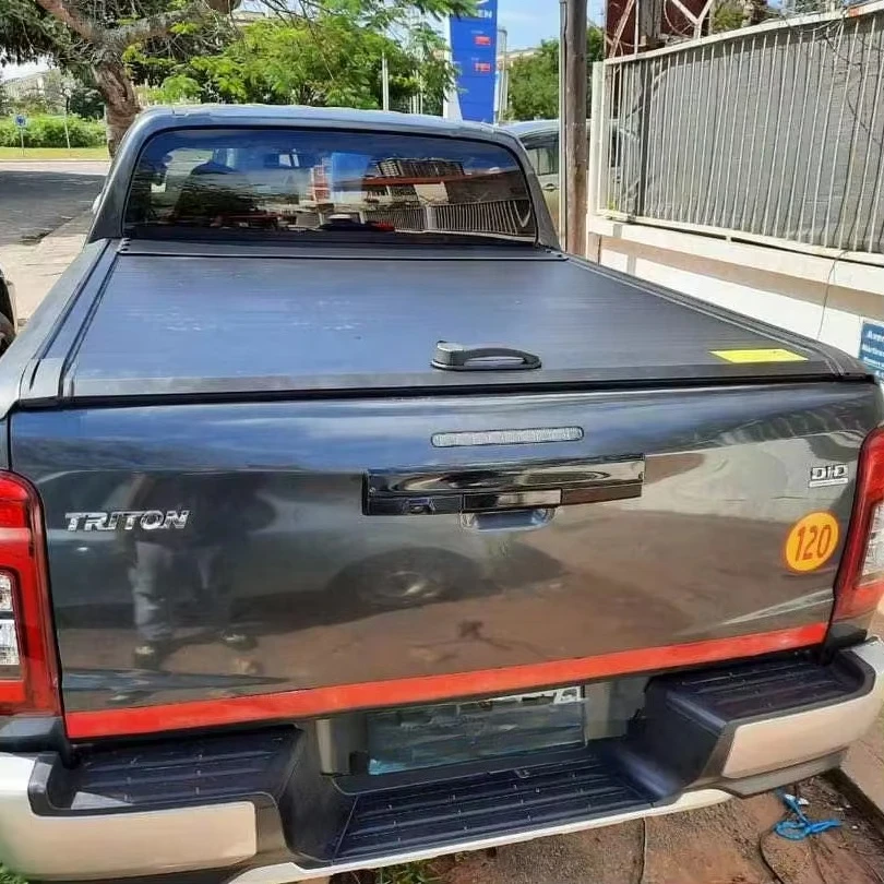 Pickup Truck Roll-Up Tonneau Cover Canopy Roller Shutter for Triton L200 Ranger T9 XLS Hilux Revo Rocco Dmax D-max Navara Np300