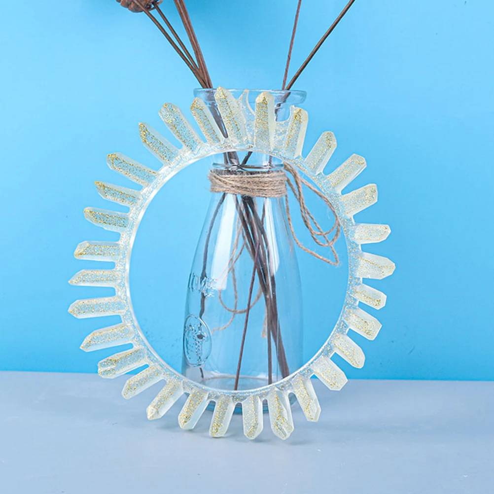 

Crystal Crown Mold Silicone Diy Mold Reusable Crown Shape Reverse Mould For Jewelry Making Craft Epoxy Resin Molding Tool