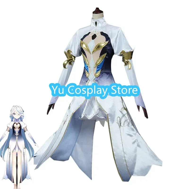 Focalors Cosplay Kostuum Spel Genshin Impact Furina Cosplay Jurk Vrouwen Leuke Party Pak Halloween Uniformen Custom Made