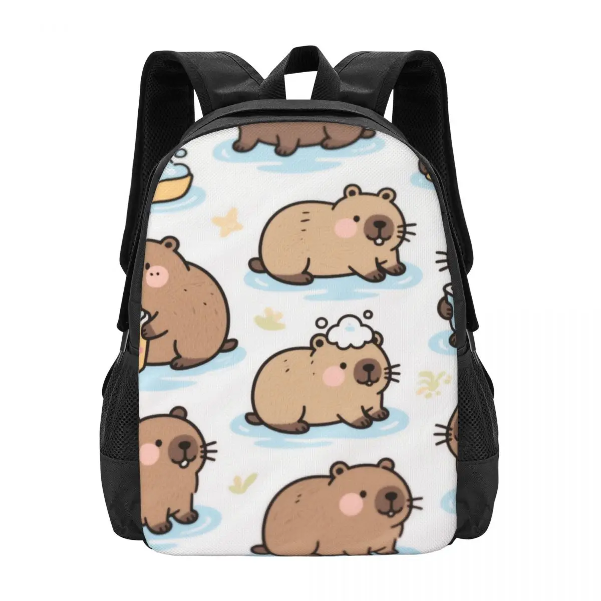 

Interesting behavior of capybara boys and girls, children's backpacks, laptops, shoulder bags