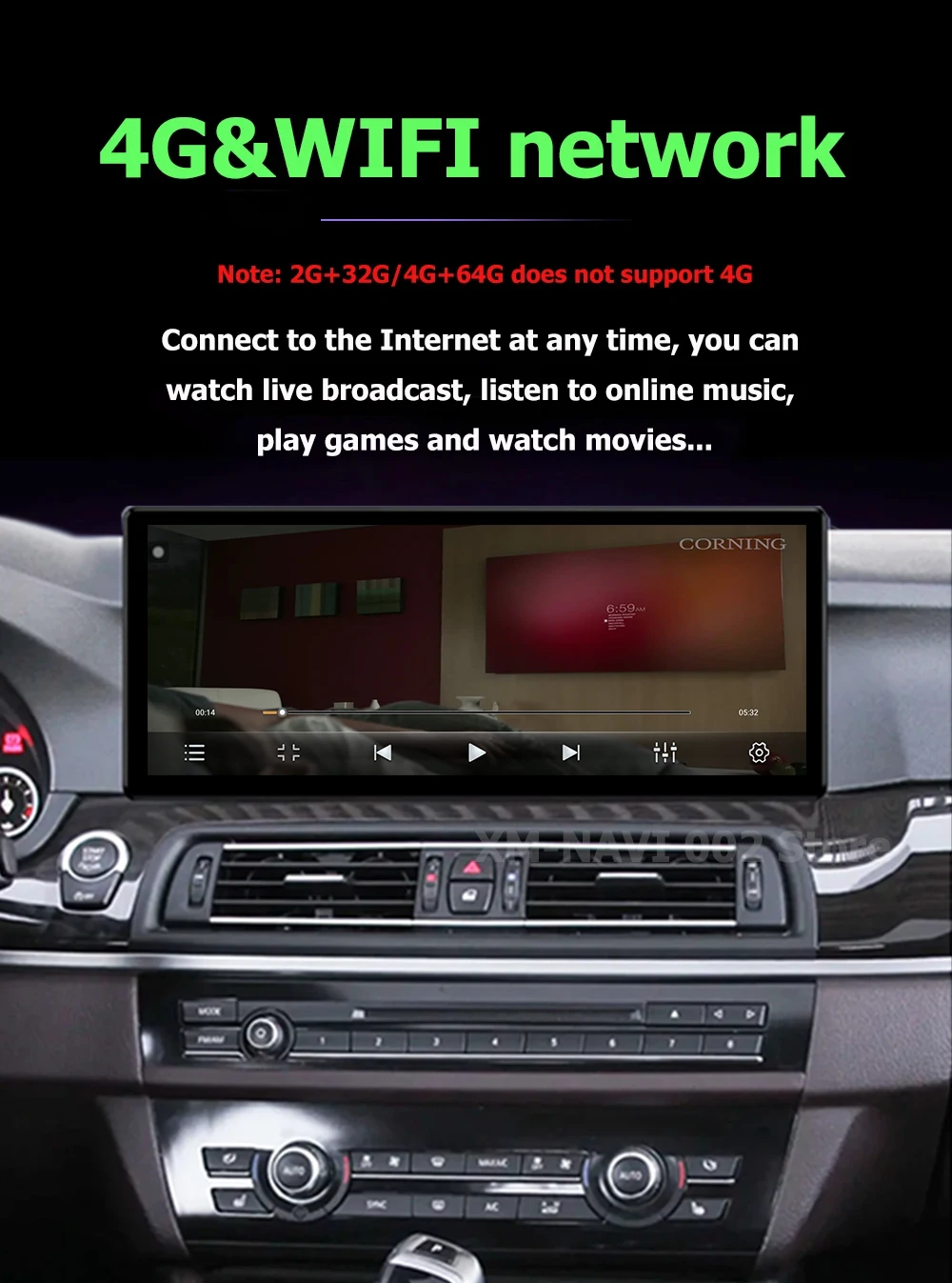 أندرويد 14 نظام تحديد المواقع والملاحة واي فاي BT Carplay السيارات راديو السيارة مشغل وسائط متعددة لسيارات BMW X5 F15 X6 F16 2014 - 2018 نظام NBT/EVO DSP