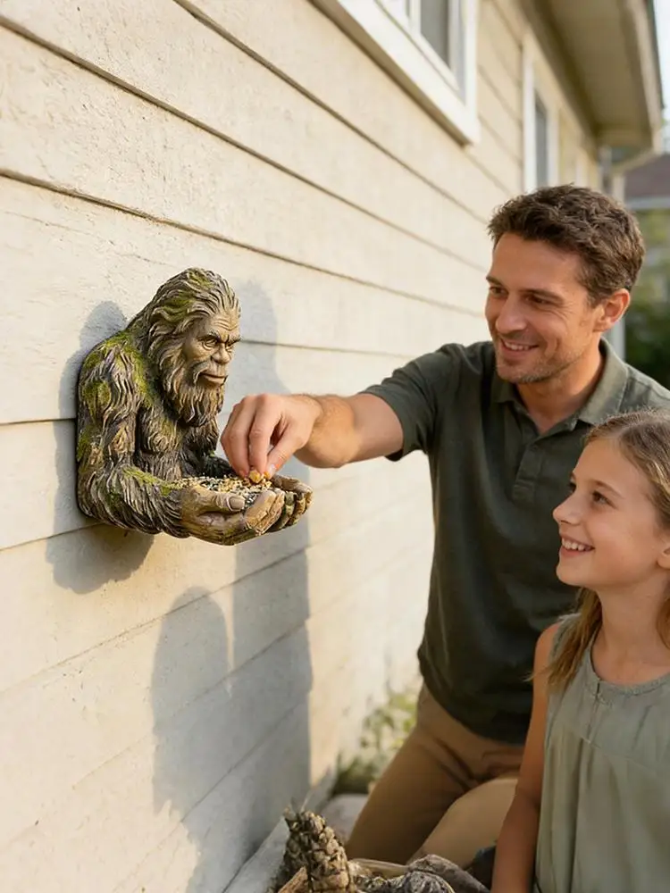 

bird feeder Outdoor Decorative Feeder Resin Sculpture Birdseed Tray For Tree Backyard Garden Art Decor