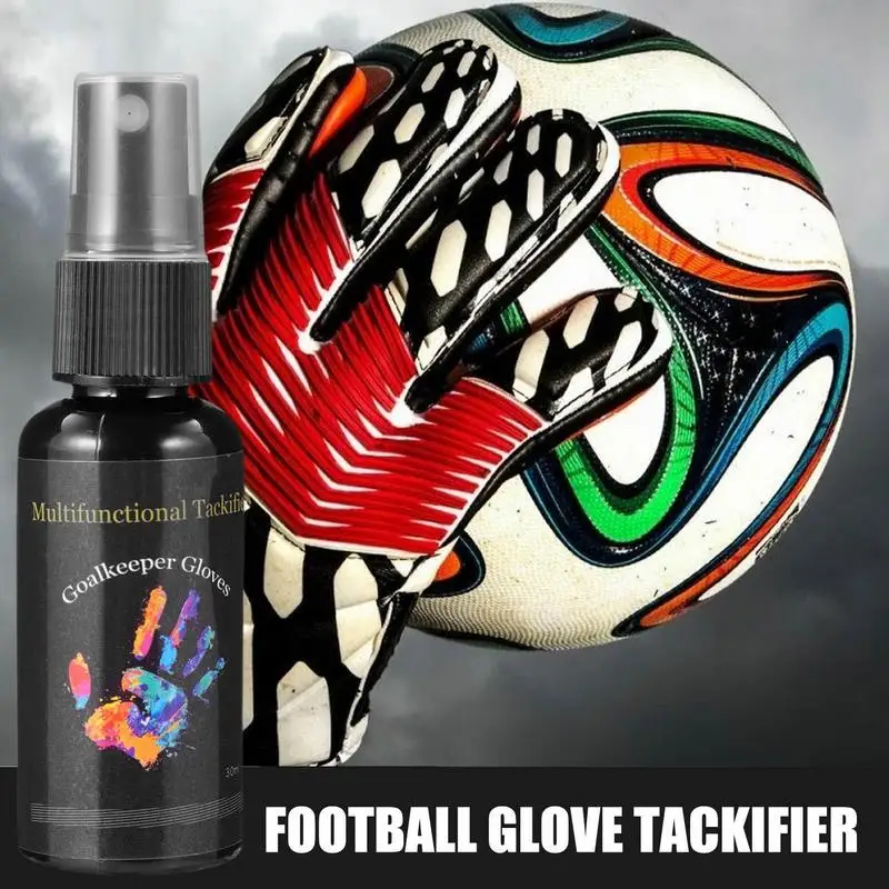 30ml aperto de futebol spray pegajoso goleiro luva de látex spray portátil luvas de boxe spray anti-deslizamento melhorado viscosidade tackifier