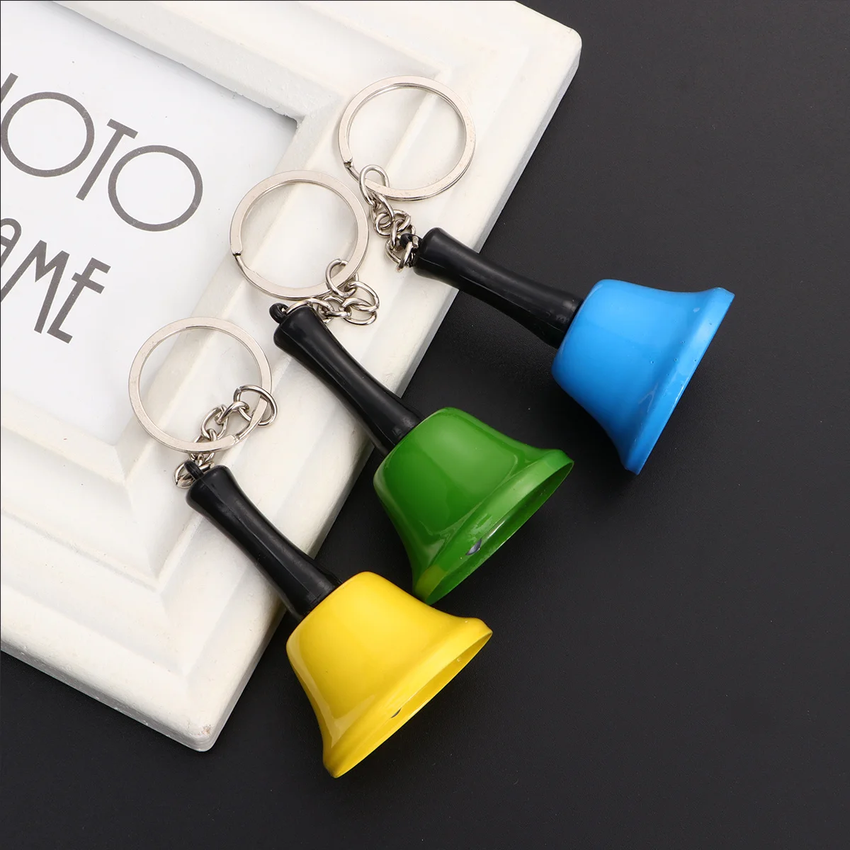 

4Pcs 39Mm Metal Bells Creative Design for Hotel Kitchen Bar Table Bell Decorative Educational Use Random Color