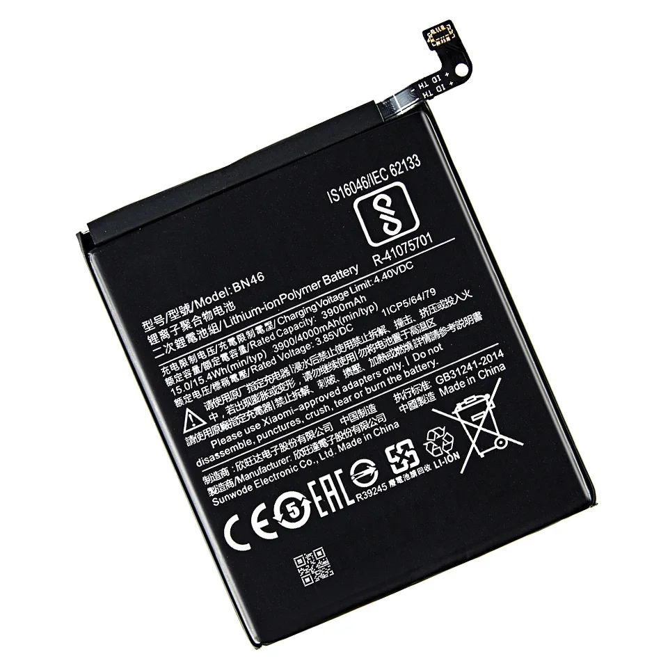 4000mAh BN46 Mobile Phone Battery For Xiaomi Redmi Note8 Note 8T 8 For Redmi 7 Redmi7 Note 6 Note6 Smartphones Batteries