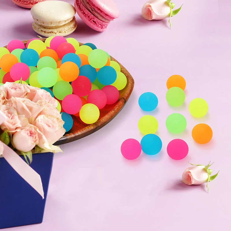 Children Elastic Ball Toys Bounce Rubber Jump Balls Solid Colored Float Ball Indoor Fun Ball Egg Twisting Machine Toy TMZ