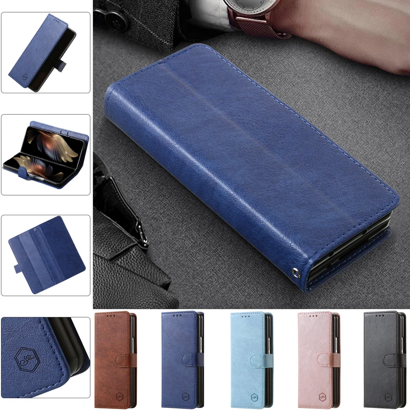 Brieftaschen-Handyhülle für Samsung Galaxy Z Fold8 mit Kartenhalter, Ständer, stoßfest, Cloudy PU-Leder-Cover, Z Fold 8 Ultra 7 6 5 3 4 Fund – Detail 3