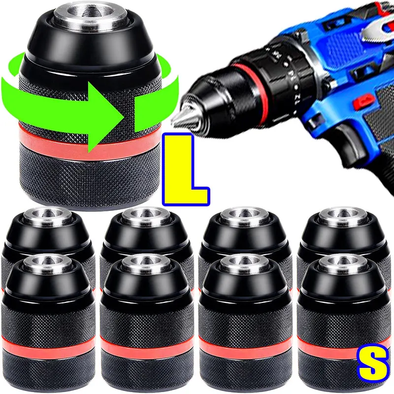 

Drill DIY Chuck Electric Wrench Adapter Self Locking Ratchet High Hardness Bearing Home Construction Engineering Conversion Tool