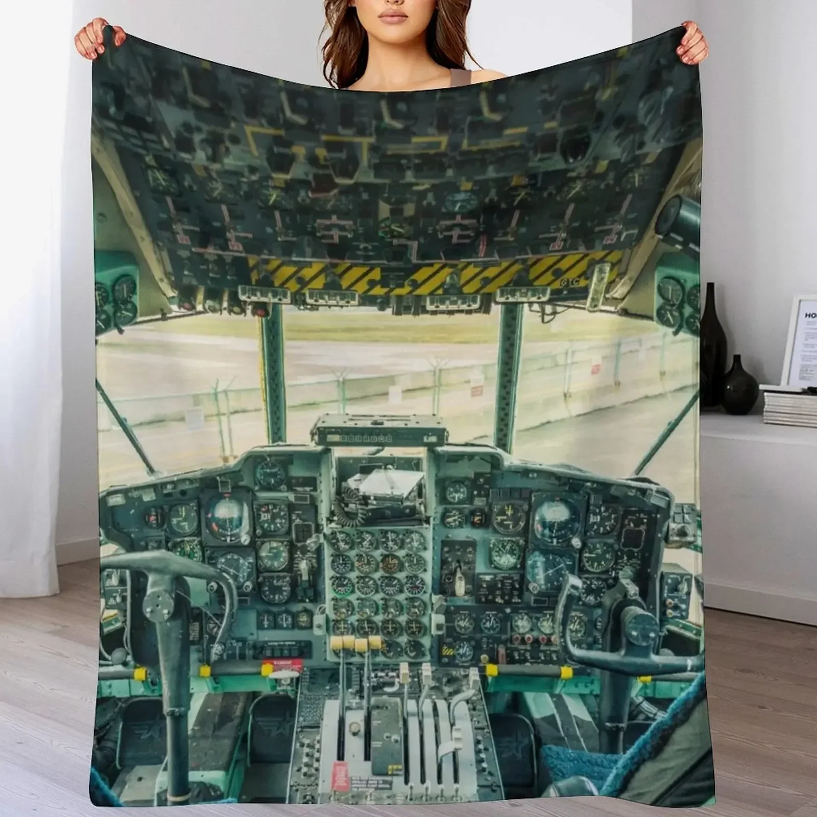 C 130 Hercules Throw Blanket sofa bed Custom Blankets