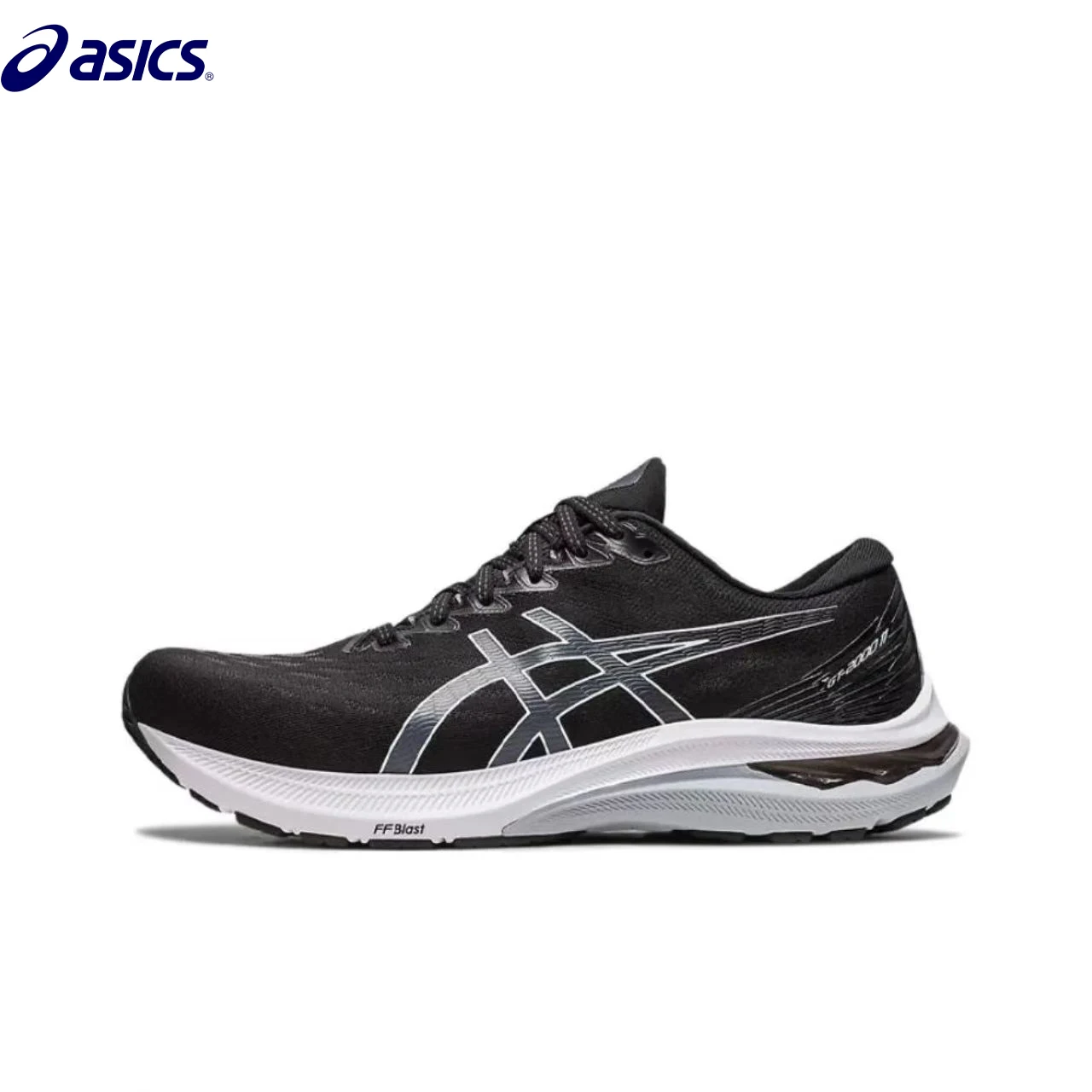 Asics GT-2000 11 2E Comfortable Sneakers Low-top Running Shoes for Men's Black and White