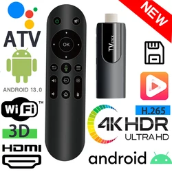 MX10 TV Stick-10 H618 Quad core cortex-A53 Android 13 ATV 4K HD 2G 16G TV Box 2.4G 5G Dual Wifi Smart Media Player TV