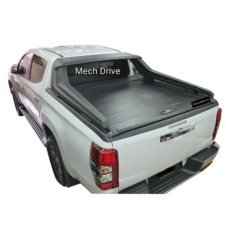 retractable pickup tonneau cover truck bed roller lid tonneau cover for Nissan Navara NP300 double cab