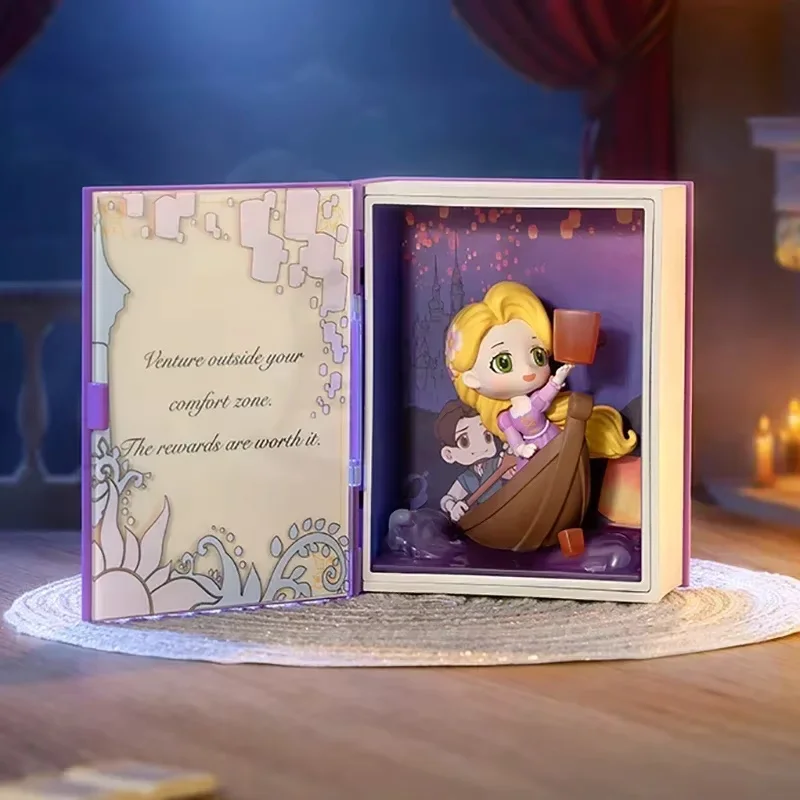 

100% Original Disney Princess's Fairy Tales Series Blind Box Guess Bag Mystery Box Toys Doll Cute Anime Figure Desktop Ornaments