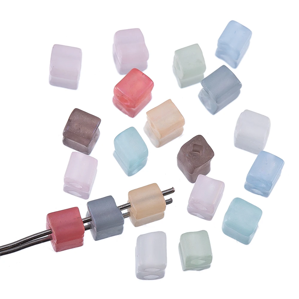 

50/450g/bag Sandblasted Three-dimensional Sugar Beads For DIY Bracelet Necklace Accessories Bracelet Bead Spacing Bead Materials