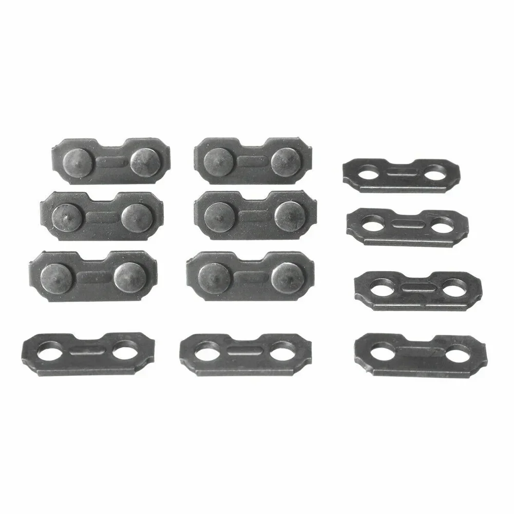 Chainsaw Chain Joiner Links Garden Metal Outdoor Yard Equipment For Joining 6pcs Black Chain Saw Chainsaw Parts