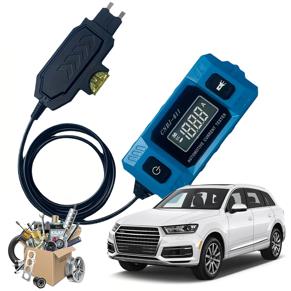 

Automotive Fuse Current Tester Max 48V Car Leakage Analyzer High Precision Blade Fuse Circuit Measurement Fault Test Tool