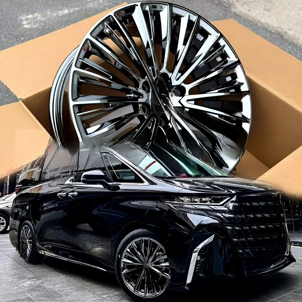 New Adaptation Alphard Forged Aluminium Alloy Black Electroplated 20-Inch Wheels Century GL8 GAC M8 E8 Dreamer Original PCD