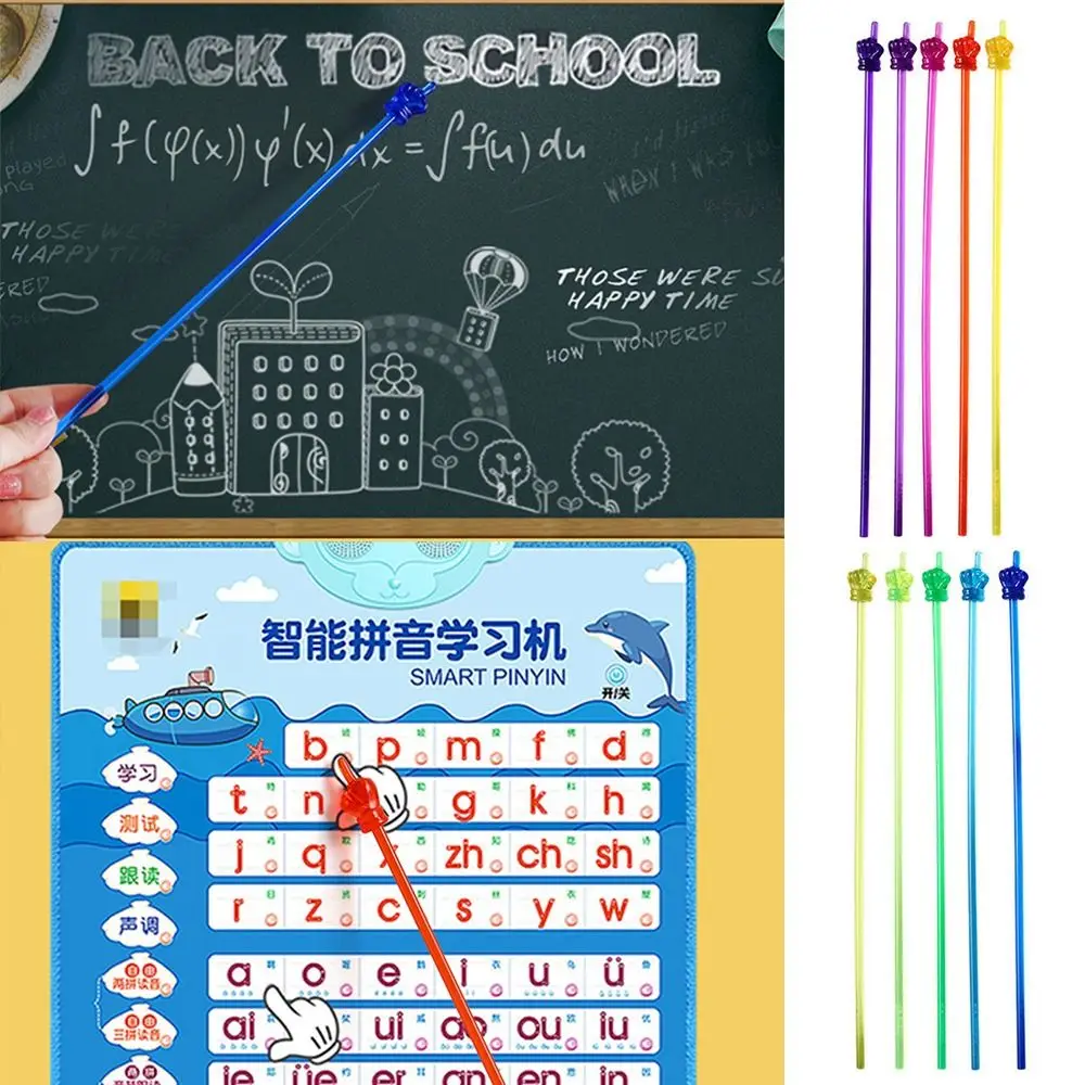 Learning  School Office Supplies Teaching Tools Finger Reading Sticks Teaching Stick Whiteboard Pointer Handheld Presenter