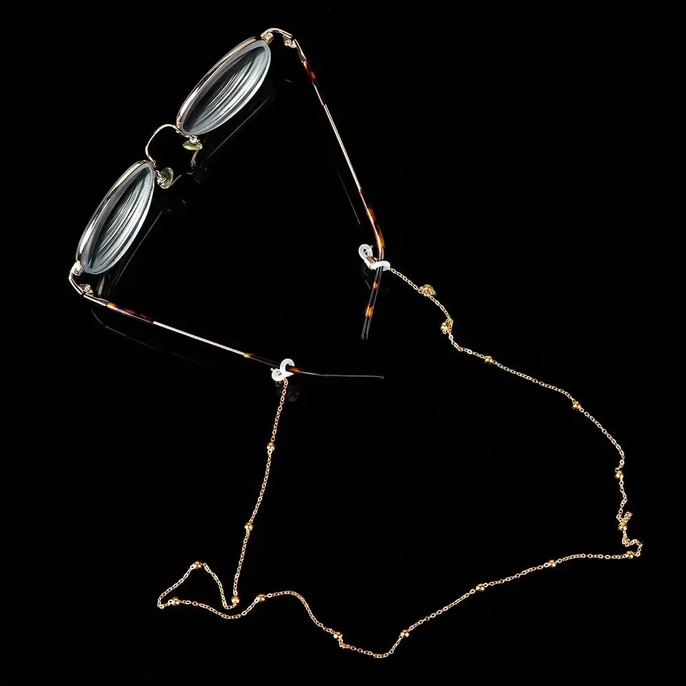 금속 홀더 비즈 패션 안경줄 여성용 골드 독서용 선글라스 안경 체인