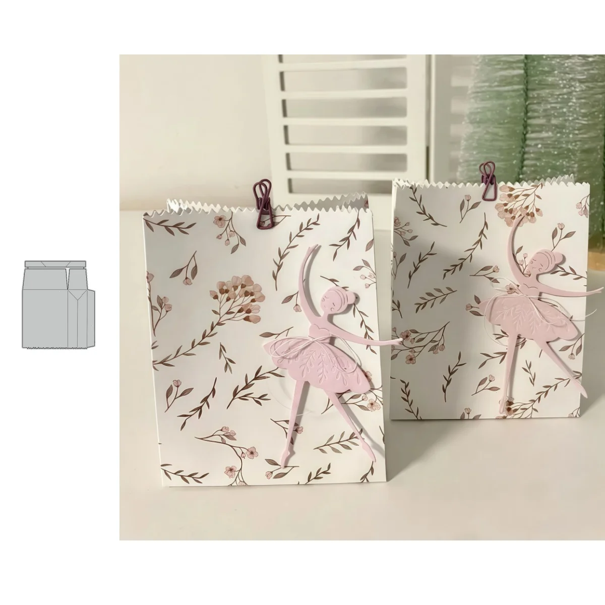 2025 neue Ankunft Papiertüten Metall Stanzformen für DIY Scrapbooking Kartenherstellung Schablonen Fotoalbum Prägung Handwerk Dekoration