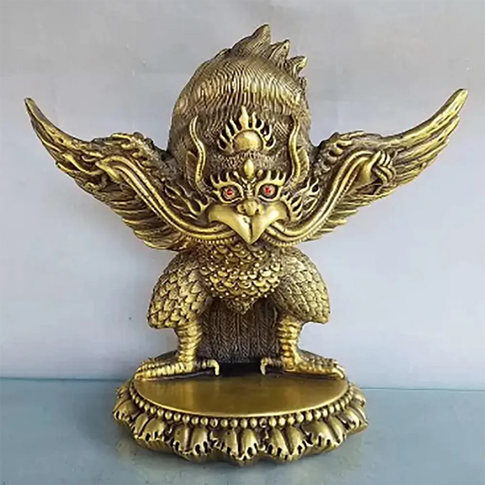 Pure Copper Mirs Wings Ornaments Statue of Lei Zhenzi Home Town House Wisdom Opening Gift Study Ornaments