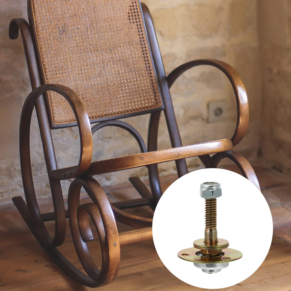 

2pcs Rocking Chair Furniture Hardware Bearings Accessories Iron Replacement Parts For Glider Chairs Sturdy Material Fine