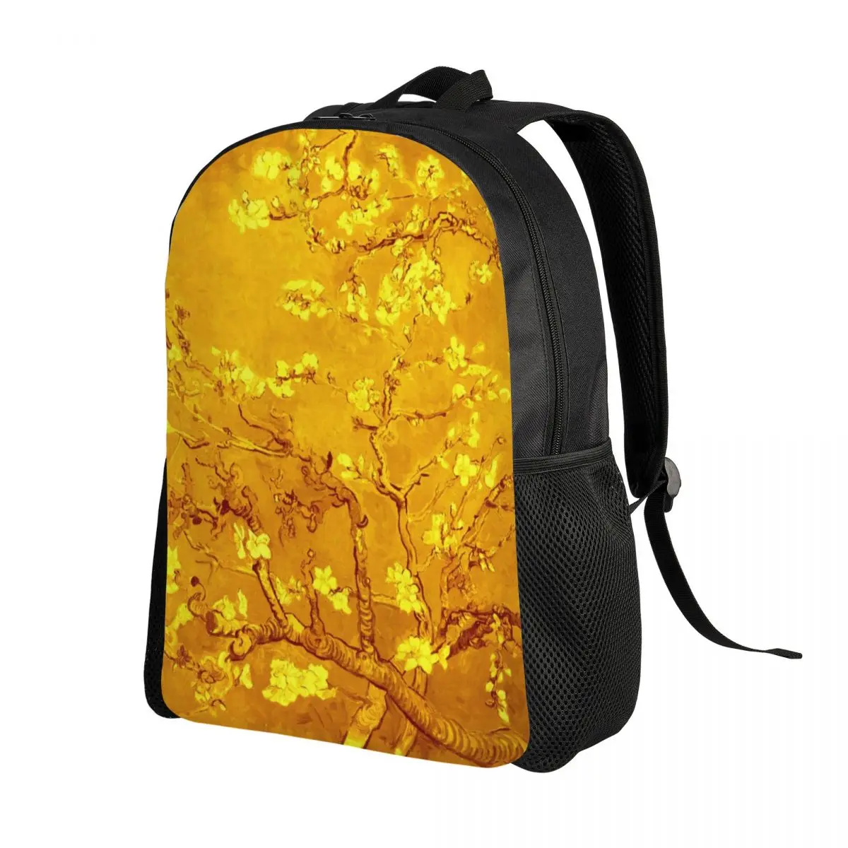 Vincent Van Gogh Painting Travel Backpack Women Men School Laptop Bookbag Almond Blossoms College Student Daypack Bags