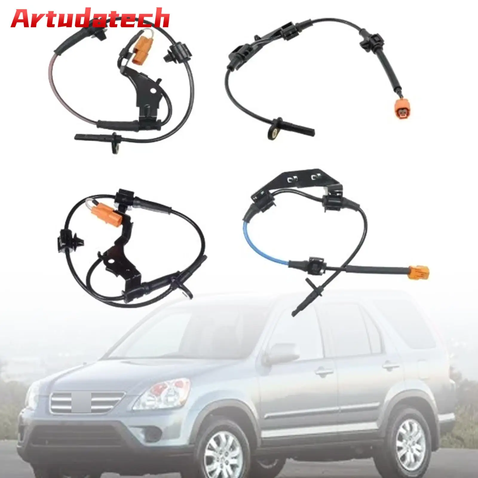

Artudatech 4×ABS Wheel Speed Sensor Front Rear Left Right For Honda CR-V 2002 2003 2004 2005 2006