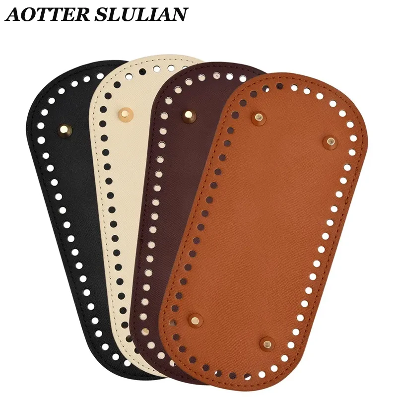 Borsa in pelle PU Base inferiore cuscino cuscino ovale borsa per maglieria all\'uncinetto cuscino Shaper inferiore per borsa borse a tracolla