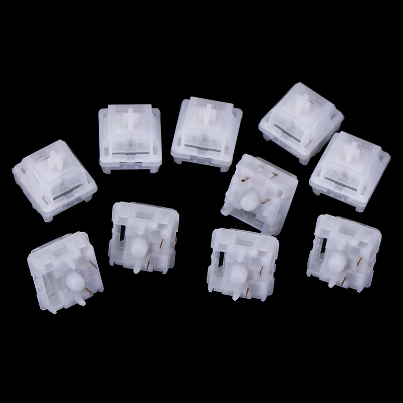 10 PCS First Encounter Linear RGB SMD 5pin For Mechanical Keyboard Hot Swappable Switch Axis