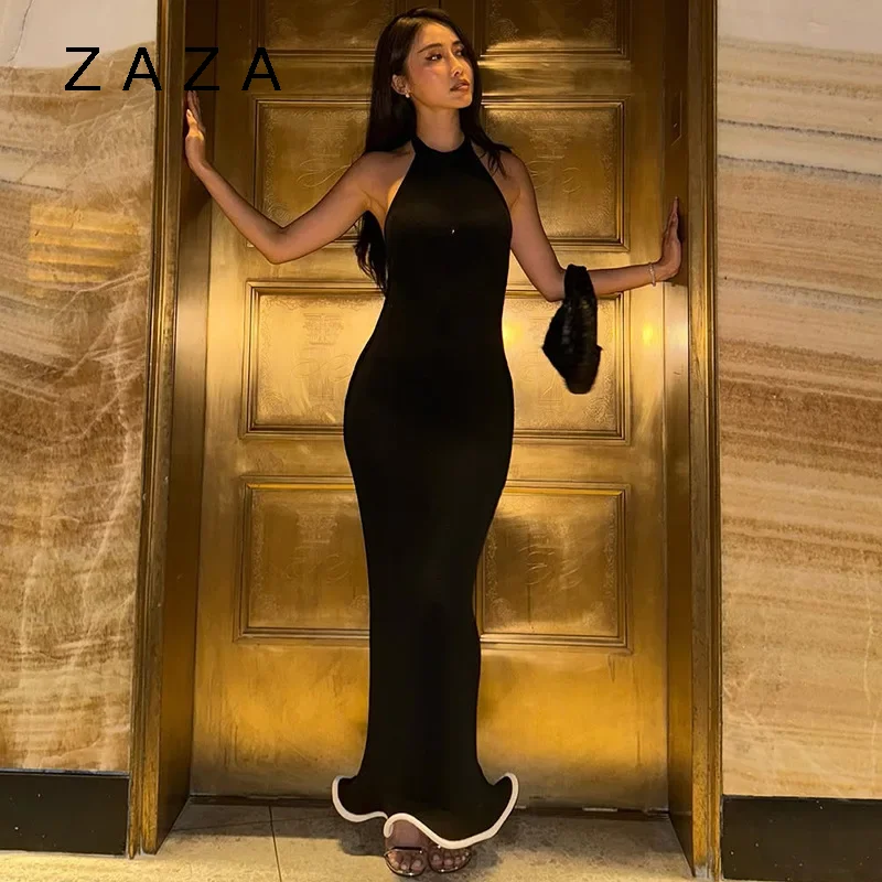 Elegant SLIM FIT Maxiชุดไม่สม่ําเสมอHem Backless Lace Upเสื้อคลุมยาวปาร์ตี้งานแต่งงานHalter Vestidos 2025 ใหม่Lady Gowns