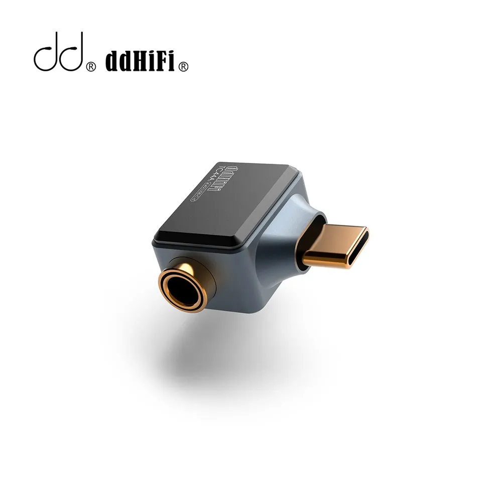 DD ddHiFi TC44A USB-C to 4.4mm Headphone Adapter, CS43131 DAC Chip, Supports Native DSD256 and 32-bit 384kHz PCM