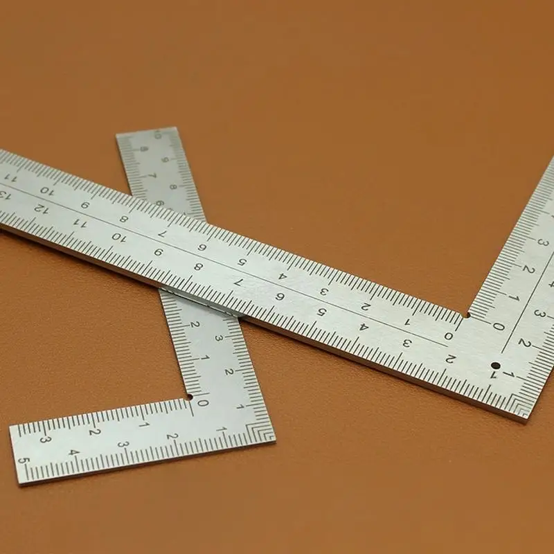 Carpentry Squares L Shape Ruler Framing Tool Carpentry Square 90 Degree High Precision Measuring Tool For Making Layouts Leather