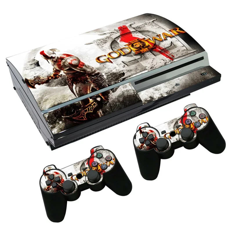 GAT5 God of war game accessories Hot Vinyl Skin Sticker Protector For PS3 fat