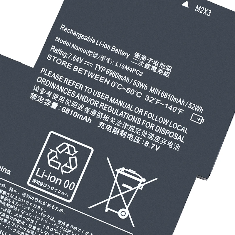 6960mAh L15M4PC2 L15L4PC2 بطارية لينوفو ثينك باد اليوغا 710-14IKB 710-14ISK 710-15IKB 710-15ISK 710-14ISK-IFI 710-14ISK-I #4