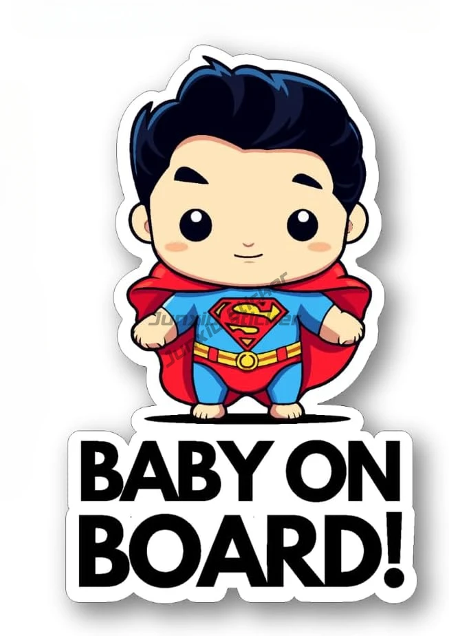 

Classic Design Cute Baby on Board Sticker for Car Window or Bumper Occlusion Scratch