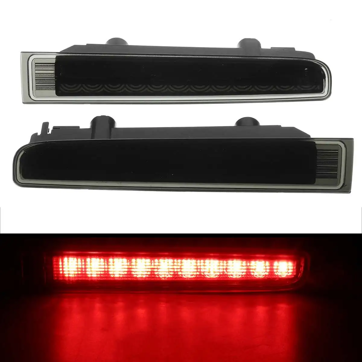 2x High Auto Level Rear Brake Light Barn Door Car Third Brake Light High Mount Stop Lamp for VW T5 T6 for Transporter 2003-2016