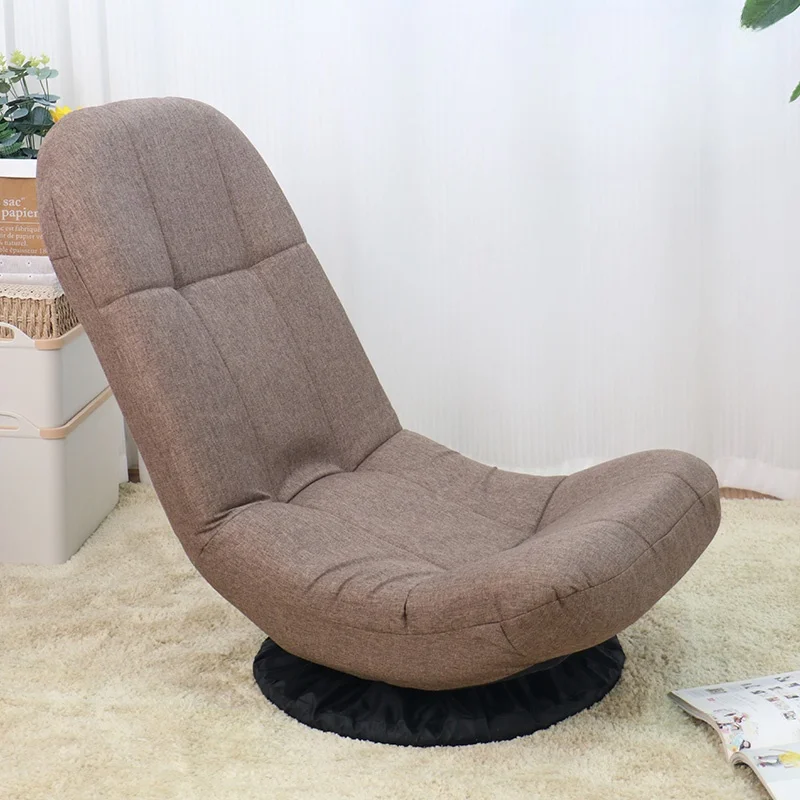 7 Position Adjustable Swivel Floor Chair Reclining Lazy Sofa Chair for Living Room & Bedroom Gaming Seat Lounger Recliner